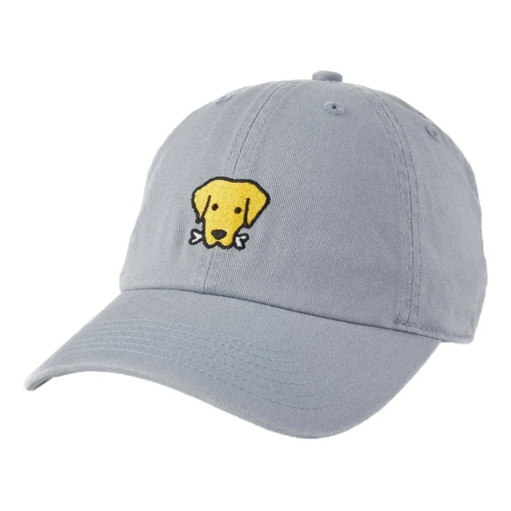 Life is Good Dog with Bone Chill Cap, Standard Blue