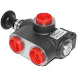 Manual Hydraulic Selector Valve, 3-Way, 2 Position, 31 GPM, 12 SAE Ports