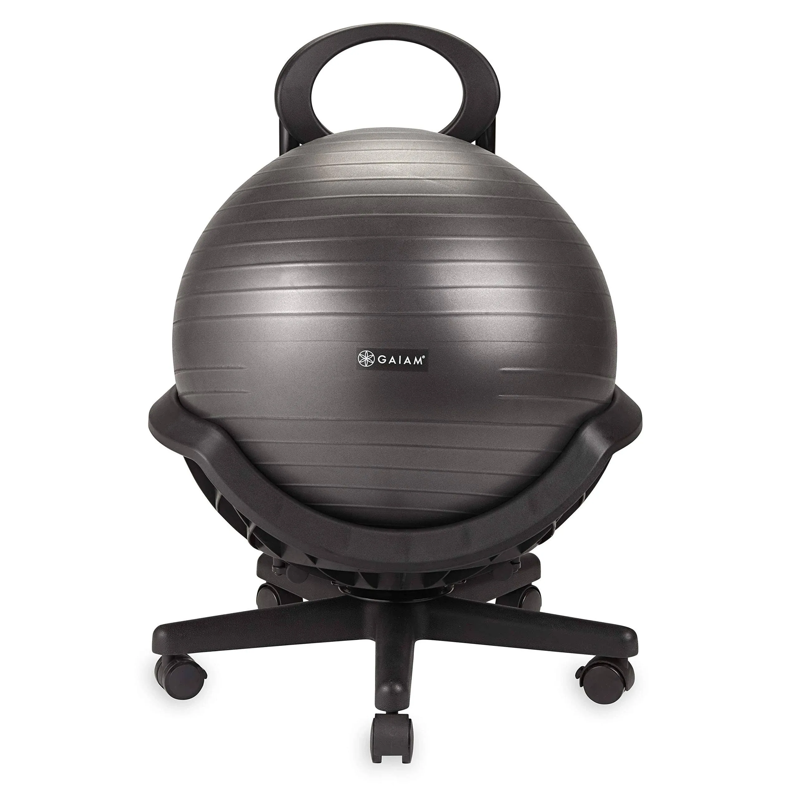 Gaiam Ultimate Balance Ball Chair (Standard or Swivel Base Option) - Premium Exe