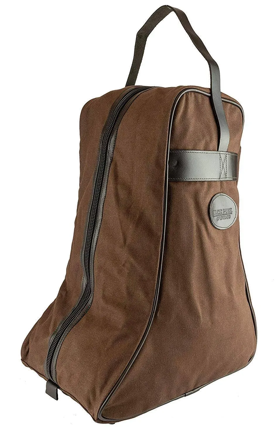 of England Heavy Cotton Canvas Boot Store and Carry Bag Brown