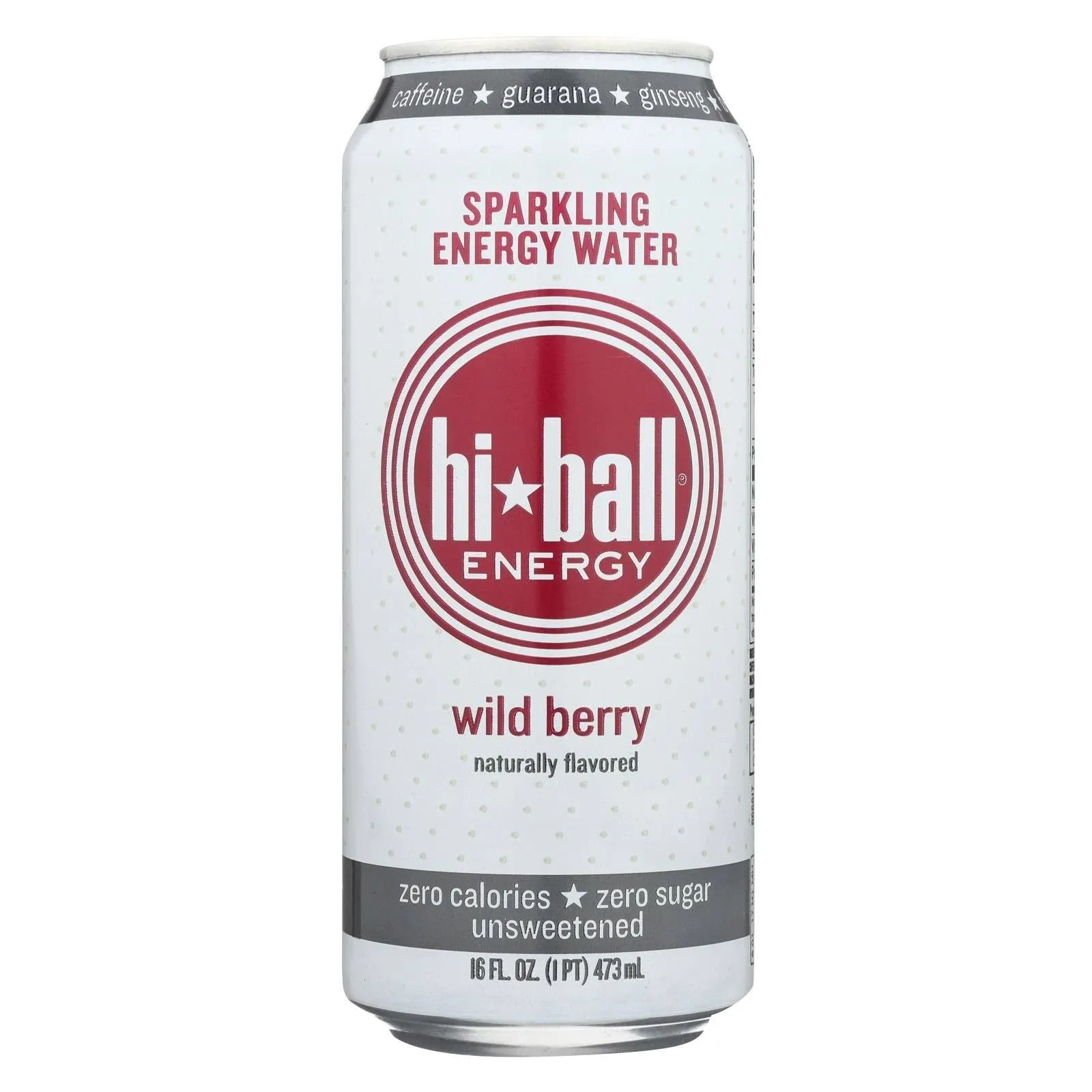 Hiball Energy Sparkling Energy Water, Wild Berry - 8 pack, 16 fl oz cans