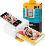 KODAK Dock Plus 4PASS Instant Photo Printer (4x6 inches) + 90 Sheets Bundle