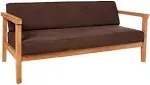 SureFit Home Décor Soft Suede Futon Slipcover, Polyester, Machine Washable, One Piece, Taupe Color