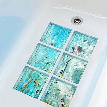 The Underwater World Bath Treads Sticker