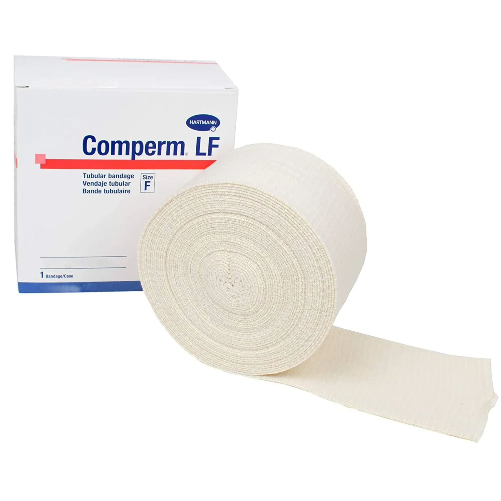 COMPERM® LF PULL ON ELASTIC TUBULAR SUPPORT BANDAGE, 5 INCH X 11 YARD, SOLD AS 1/BOX HARTMANN 83070000