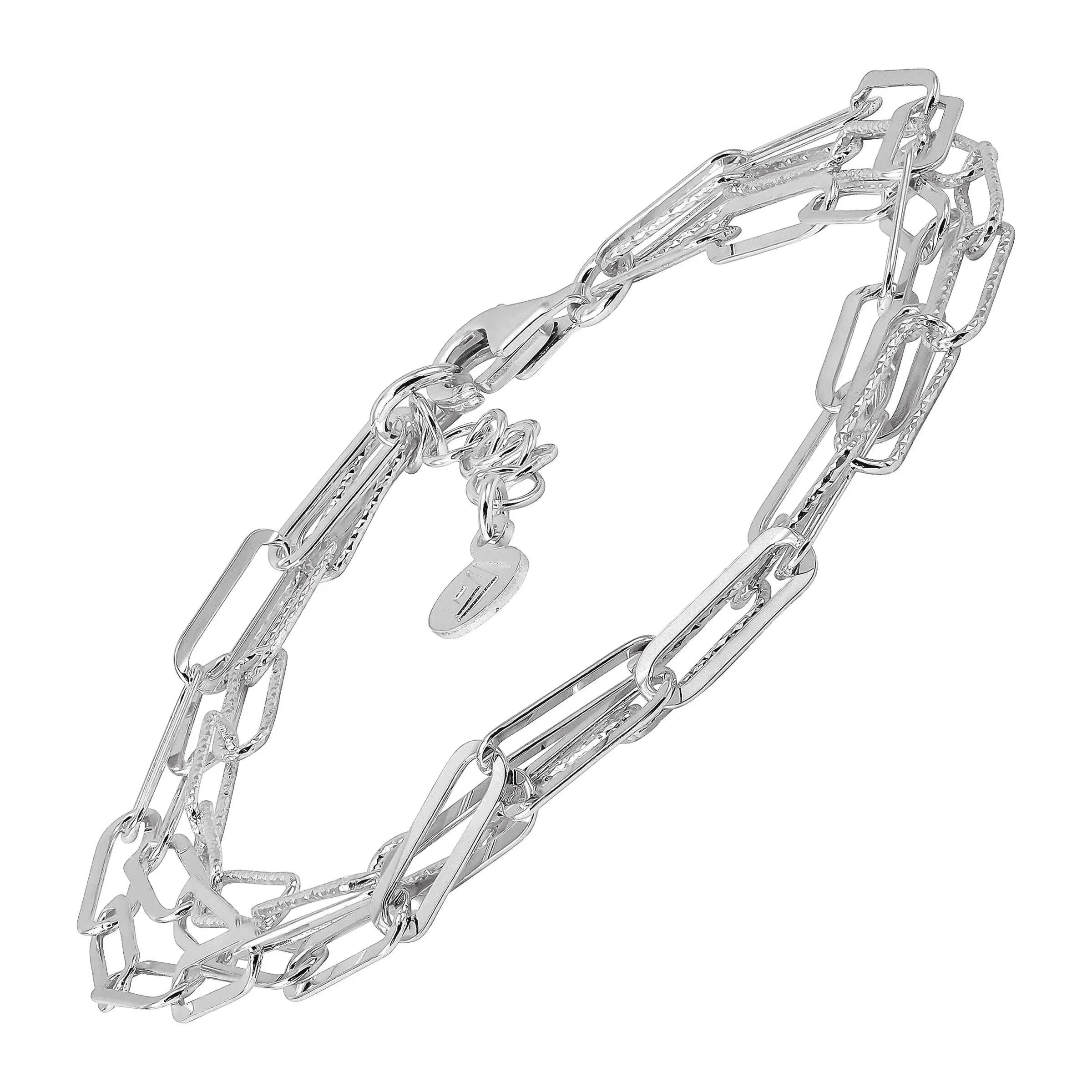 New Silpada &#039;Graffetta&#039; Bracelet in Sterling Silver, 7&#034; + 1&#034;