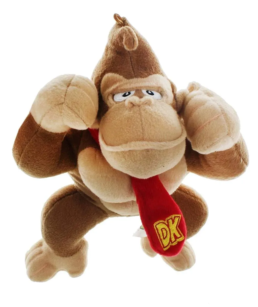 Donkey Kong Plush Stuffed Animal Super Mario 2021 Nintendo NWT