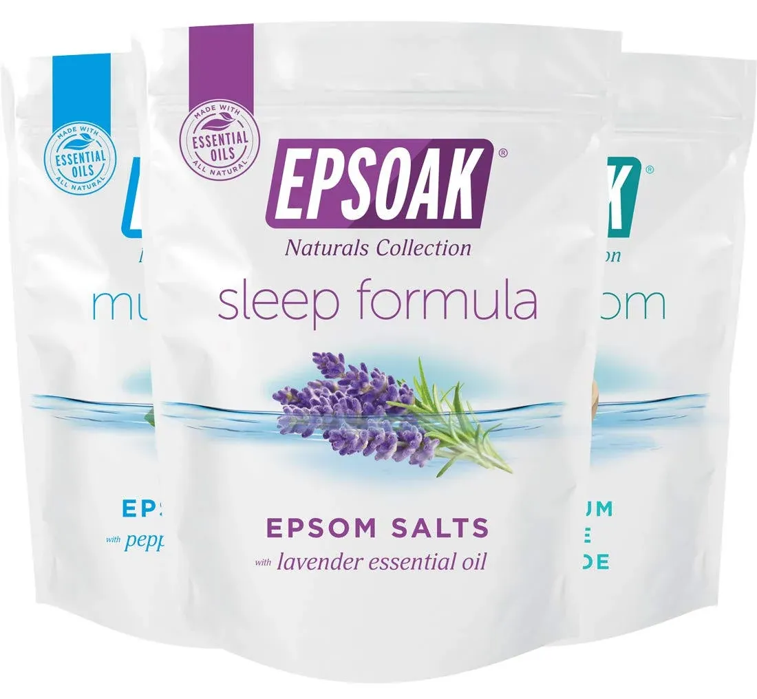 Ultimate Epsoak Epsom Salt Bath Soak Bundle (6 lbs. Total) – Sleep Formula