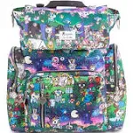 Jujube x Tokidoki Diaper Backpack + Messenger Bag, Be Sporty | Multi-functional, Lightweight, Durable + Travel Friendly | Camp Toki