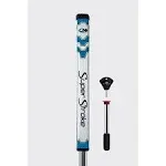 SuperStroke CounterCore Pistol GT™ Golf Putter Grip, White/Blue (Pistol GT™ 1...