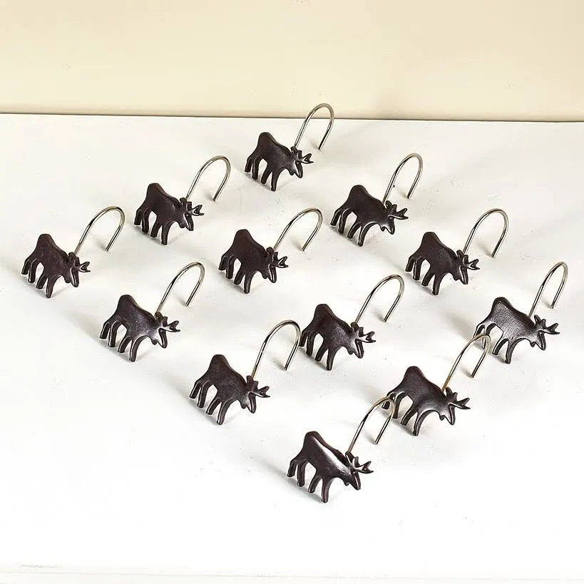 LTD Commodities Mountain Lodge Bathroom Collection Shower Hooks