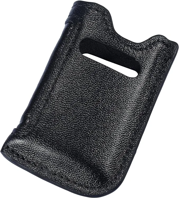 Genuine Black Leather Pouch for S.T. Dupont Maxijet Lighters