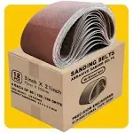 3x21 3 X 21 Inch Sanding Belt Pack 3inch X 21inch12 Pcs4 Each Of 80 120 150 Gri