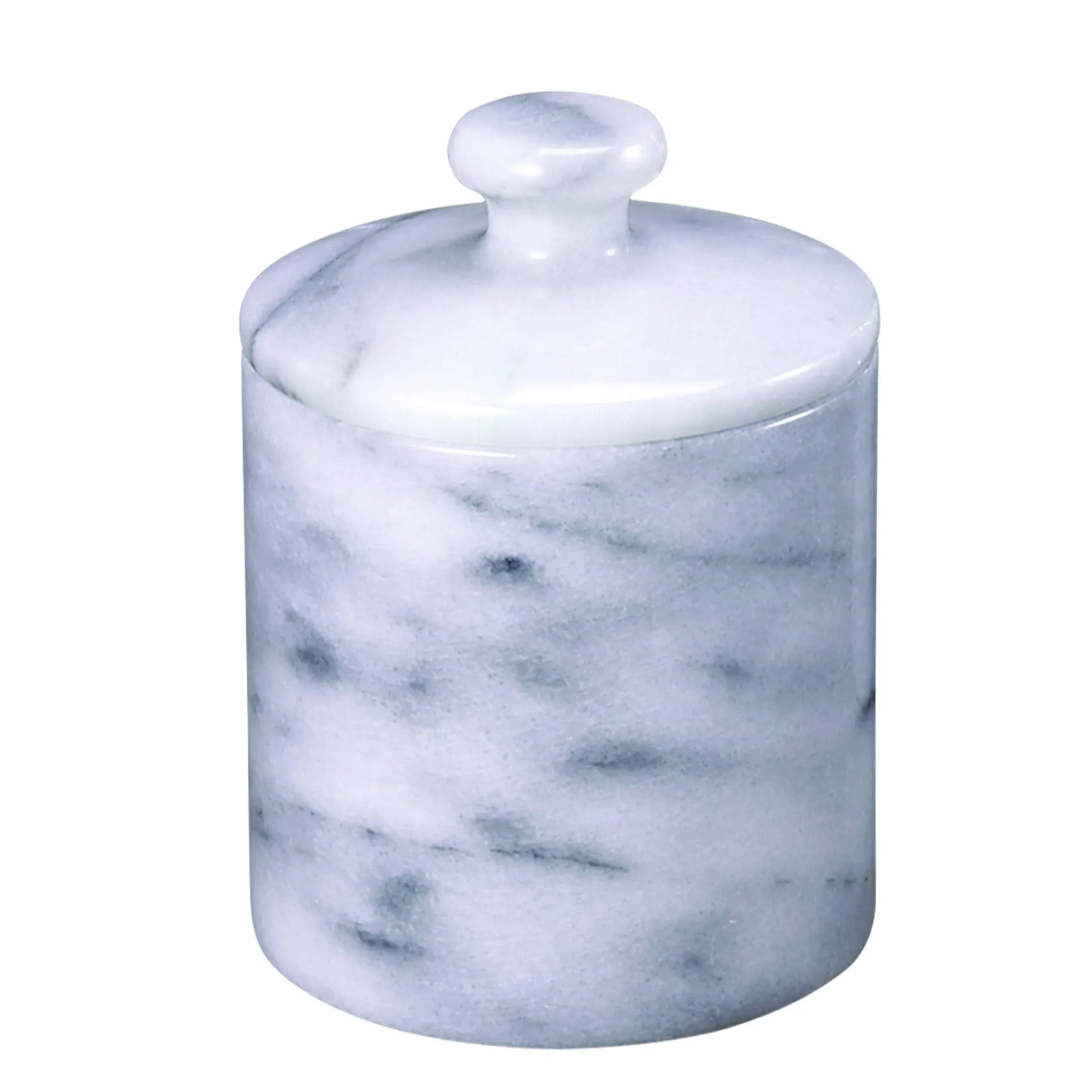 Creative Home White Marble Spa Cotton Ball Holder