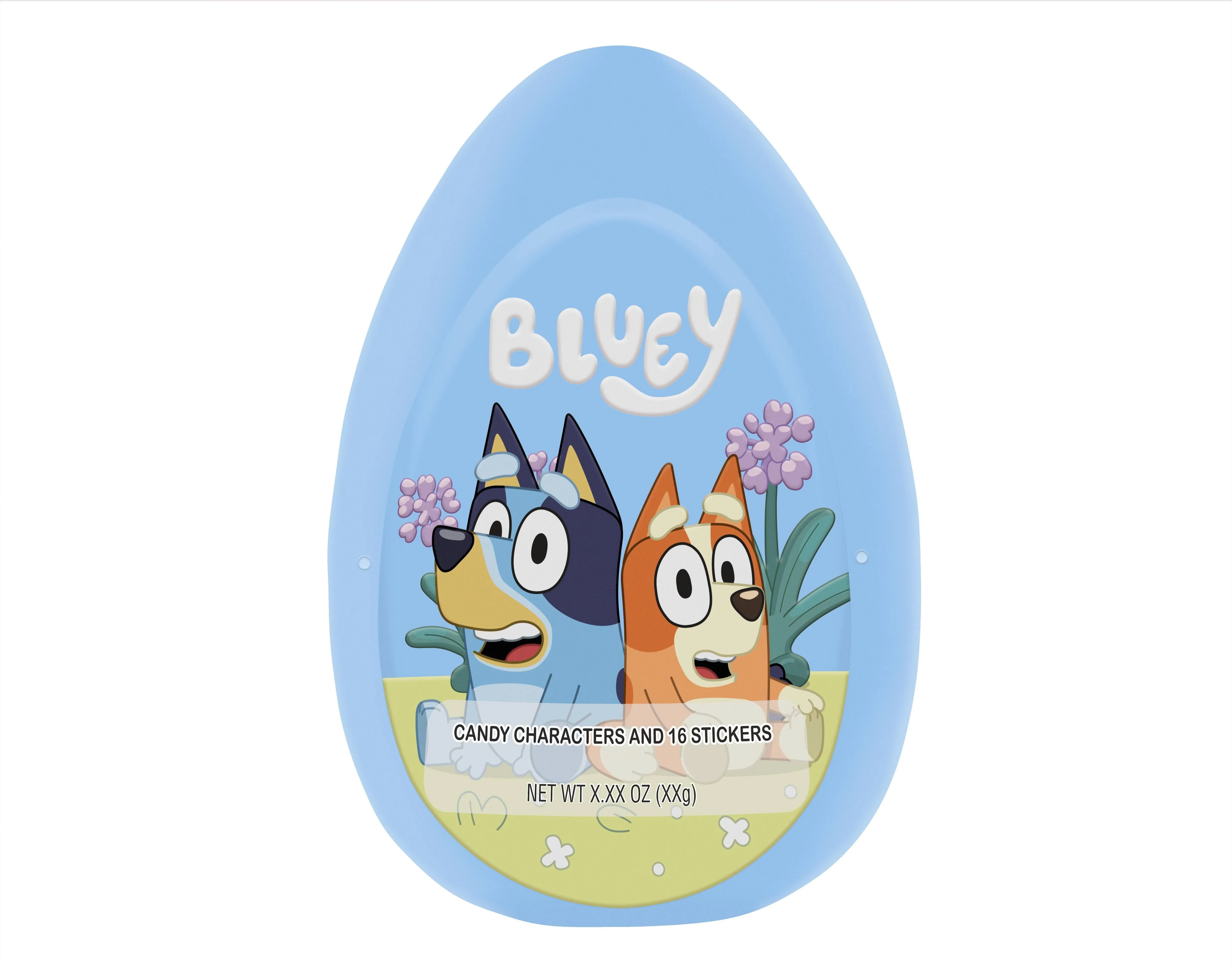 Bluey Jumbo Candy & Stickers Egg, 2.71 oz.