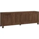 Hailey Home Chabot Transitional Alder White Tv Stand (Accommodates TVs more than 70-in)