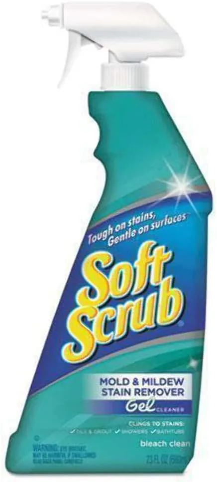 Soft Scrub Cleaner, Gel, Mold & Mildew Stain Remover - 23 fl oz