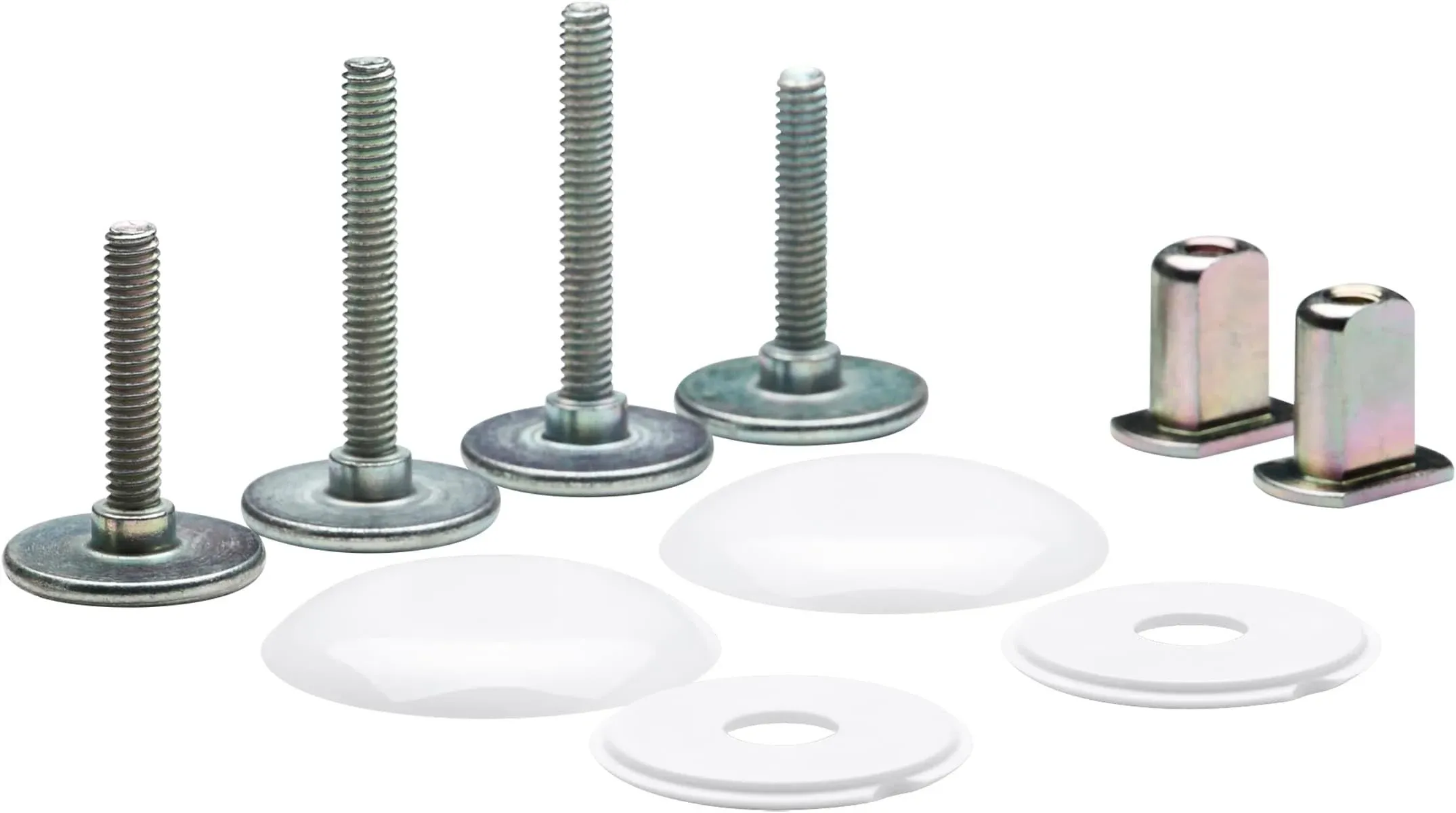 Kohler K-5420-0 Clean Caps Low-Profile Toilet Bolt Caps - White