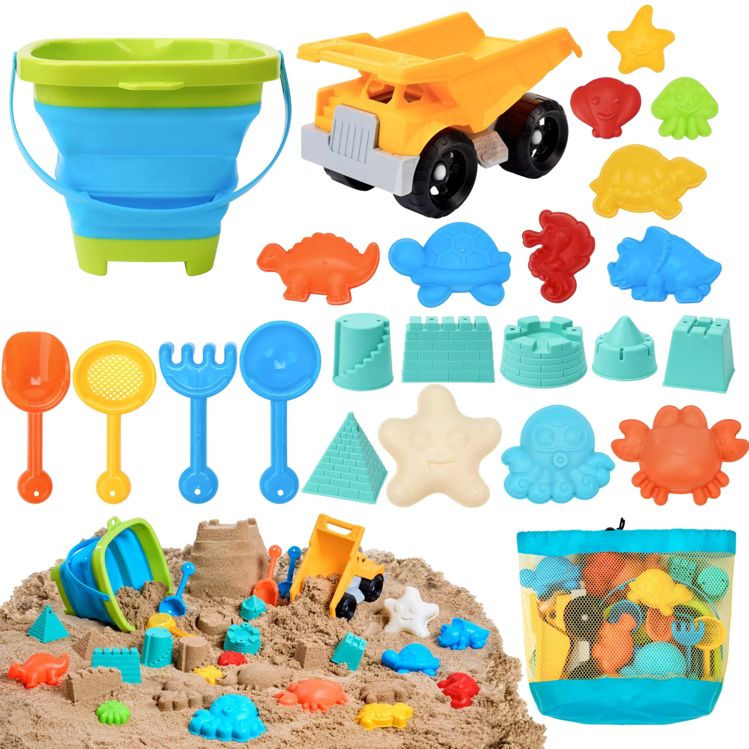 SLOOSH Beach Sand Toys Set