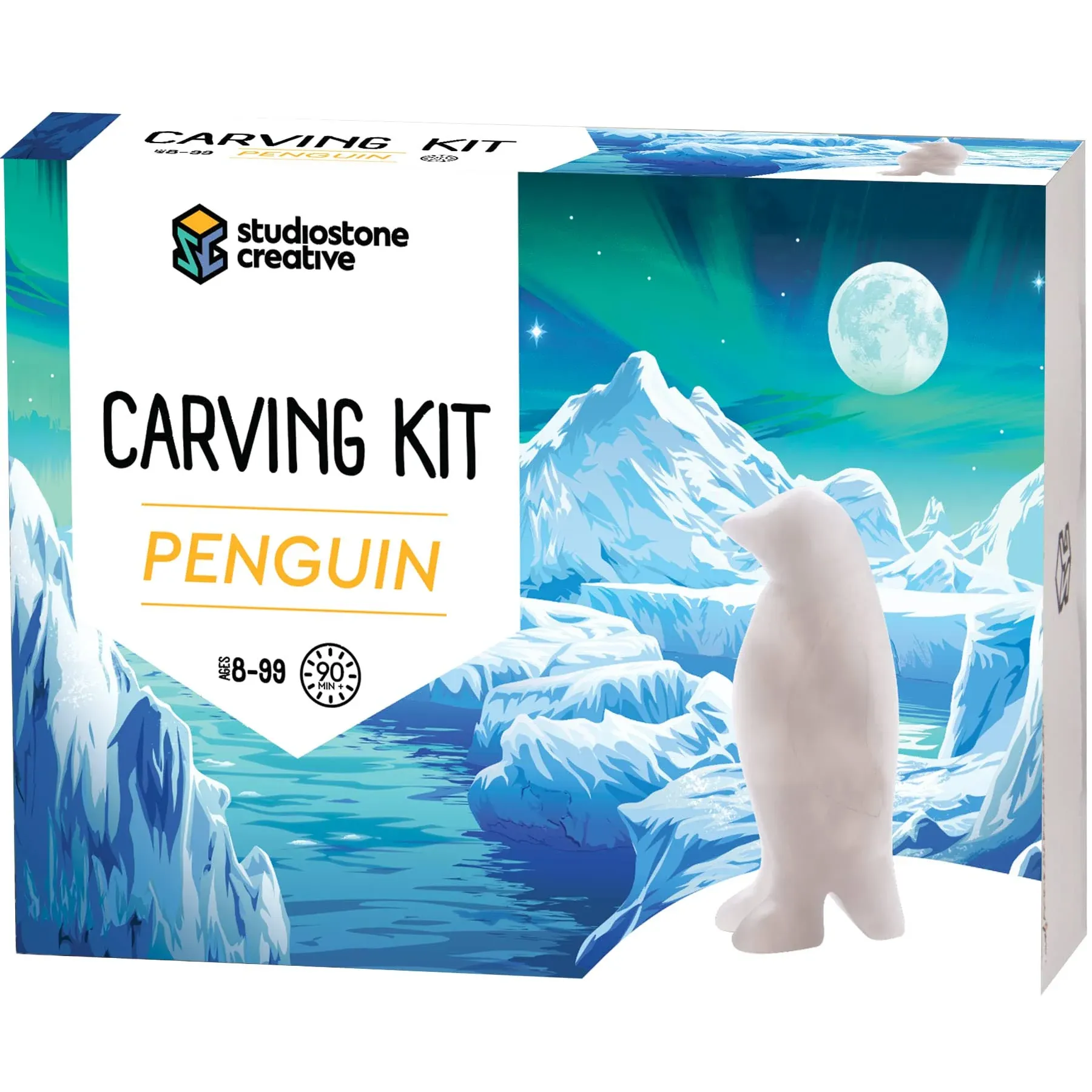 Studiostone Creative - Penguin Alabaster Carving Kit