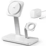 for MagSafe Charger Stand (HaloLock), 3-in-1 for MagSafe Charging Station, Ma...