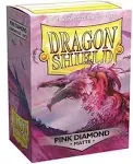 Dragon Shield Matte Pink Diamond Standard Card Sleeves [100 Count]