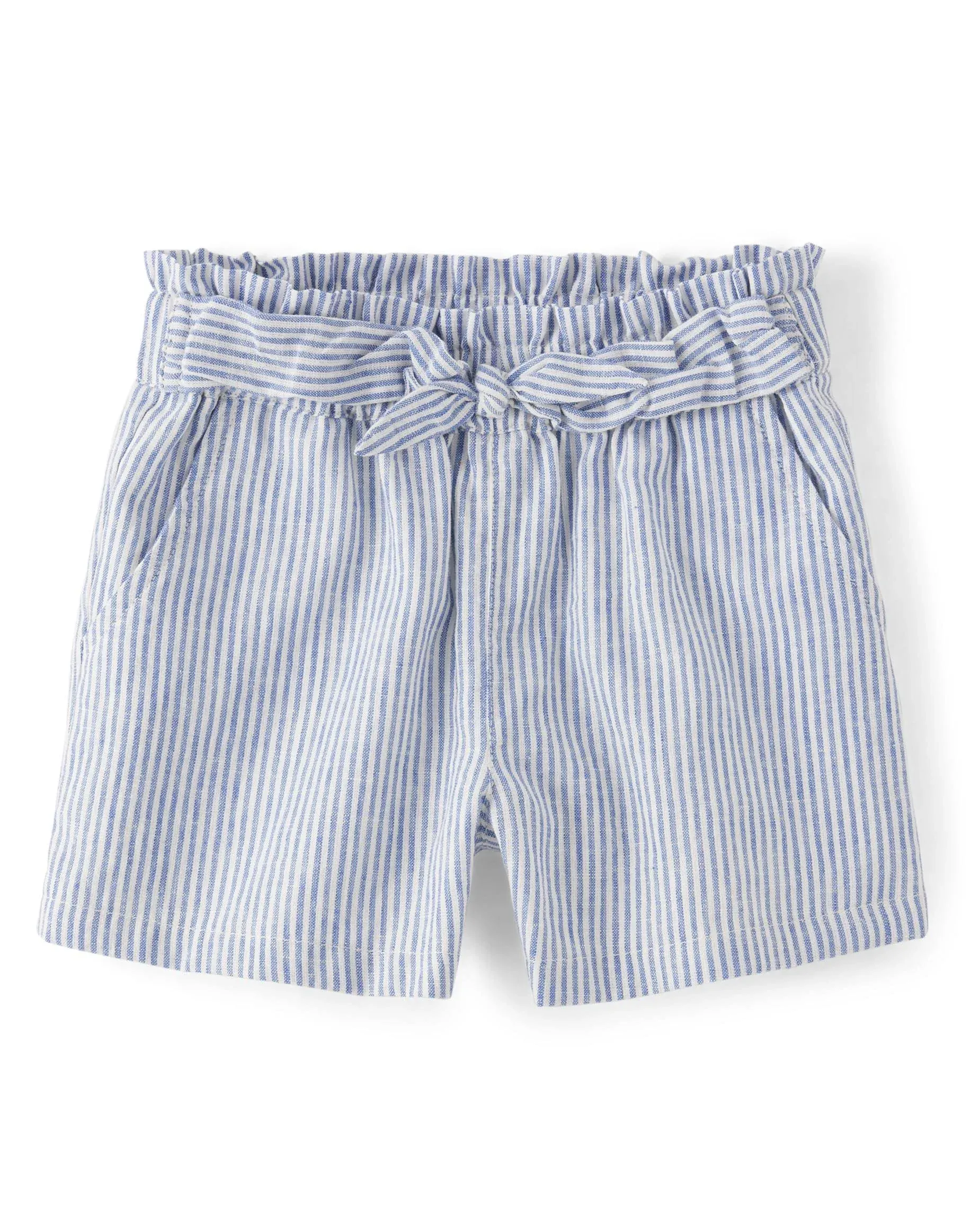 Gymboree Baby Boys' and Toddler Tie Front Linen Shorts