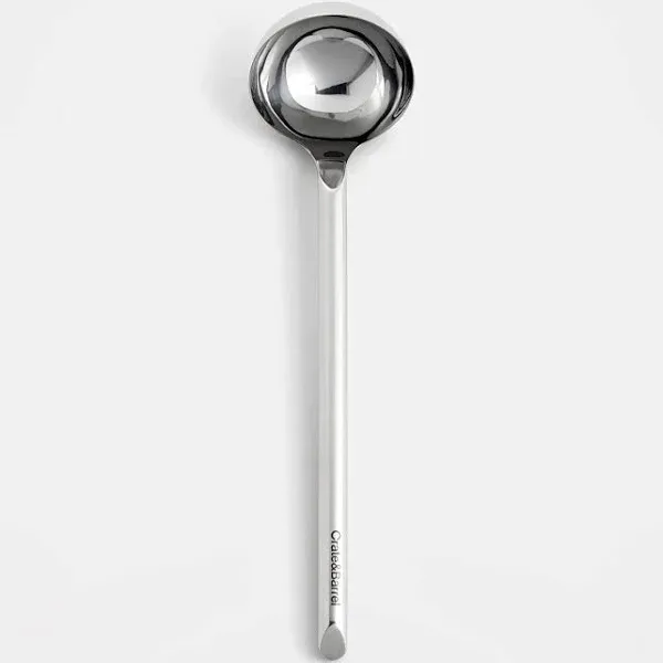 Crate & Barrel Stainless Steel Ladle