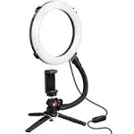 Oben TTVLK-8 Tripod Vlogging Kit with Ring Light (8")