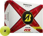 Bridgestone Tour B RX Golf Balls - Yellow - 2024