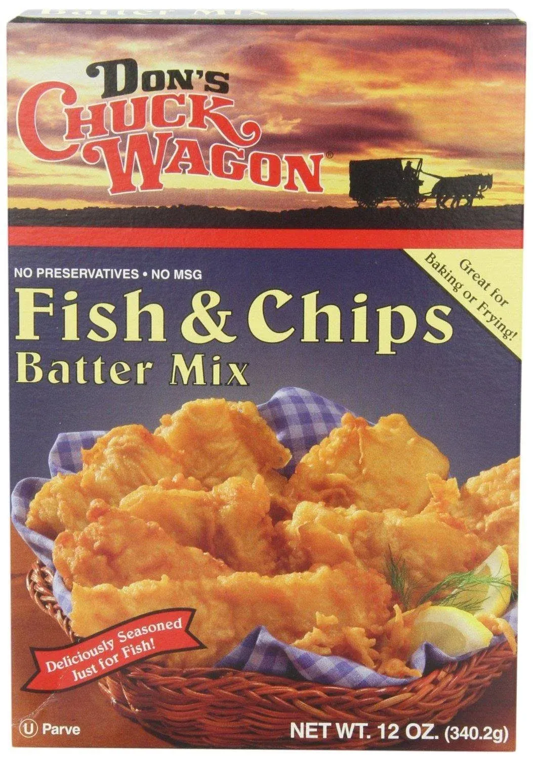 Dons Chuck Wagon Batter Mix, Fish & Chips - 12 oz