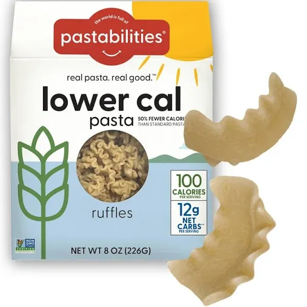 Pastabilities Lower Cal Pasta, 8 oz, One Pack / Ruffles