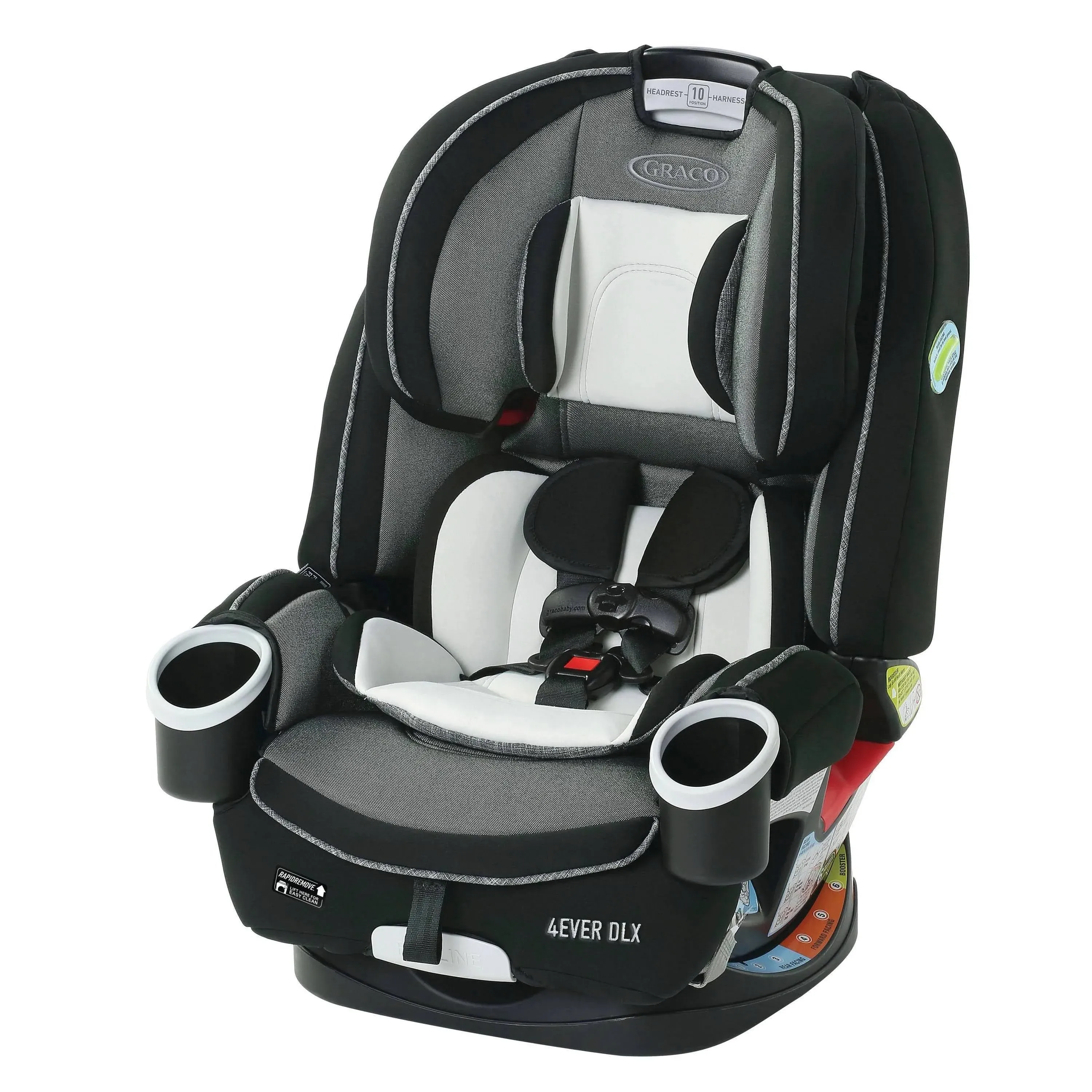 Graco 4Ever DLX 4-in-1 Convertible Car Seat, Zagg