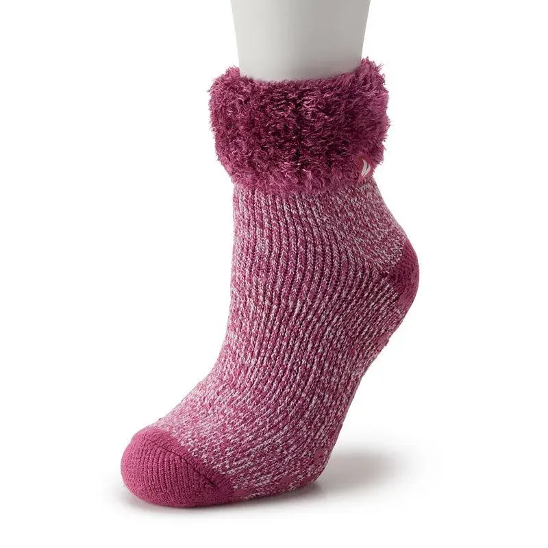 Heat Holders Women's Lily Twist Lounge Socks - Pink - Size 5-9