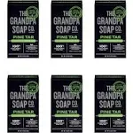 The Grandpa Soap Company Pine Tar Soap - 3.25 oz Bar 6 Pack