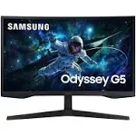 SAMSUNG 27" WQHD Gaming Monitor With 1000R Curved Screen HDR - LC27G54TQWNXZA (Display Port and HDMI Cables Included)