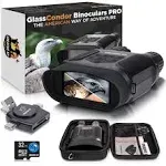 CREATIVE XP Pro Night Vision Binoculars - Digital Infrared, 4&#034; Screen, 2X Zoo...