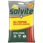 Solvite All Purpose Wallpaper Adhesive Paste Sachet 5 Roll