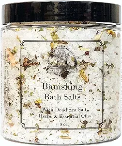 Banishing Herbal Bath Salts 8 oz Hoodoo Voodoo Wicca Pagan