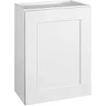 Design House 561555 White Brookings 18&#034;W X 24&#034;H Single Door Wall Cabinet