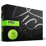 12pk Vice Pro Plus Golf Balls Lime - Free Shipping