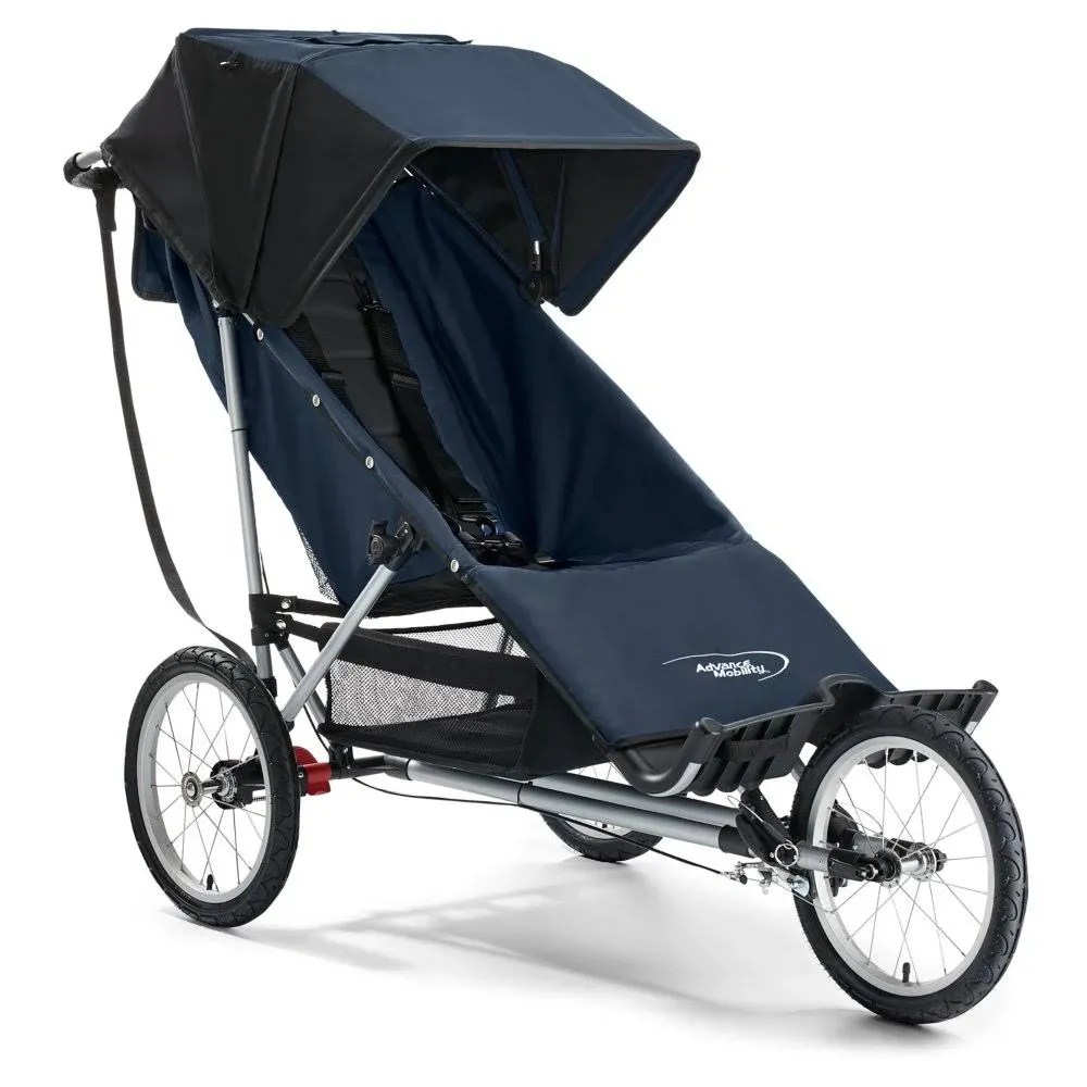  Advance Mobility Freedom Special Needs Stroller Push Chair - Navy Free Shipping