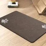 Pet Feeding Mat-Absorbent Dog Mat for Food and Water Bowl-No Stains Quick Dry...