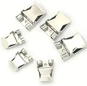 Bolo tie buckle accessories 6pcs (2 size mix)