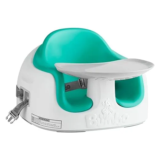 Bumbo 3-in-1 Baby Multi Seat Booster with Feeding Tray, 6-36 Months Old, Aqua