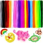 Iooleem Pipe Cleaners for Crafts,Chenille Stems, Pipe Cleaners for Crafts, Pipe Cleaner Crafts, Art and Craft Supplies