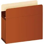 Expanding Accordion File Pockets, Extra Durable, Expands 3.5&#034;, Letter Size, Rein