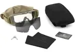 Revision Tan Locust Goggle System w/ Clear and Smoke Lens &amp; Multicam Cover