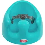 Nuby My Floor Seat, Soft Foam Cushion with Safety Harness, Aqua