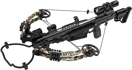 CenterPoint Archery Dagger 390 Compound Crossbow Kit, 390fps, Camo, AXCD190FCK